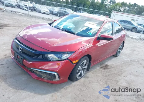 2020 Honda Civic Lx z USA, uszkodzony, nr VIN 19XFC2F63LE009943